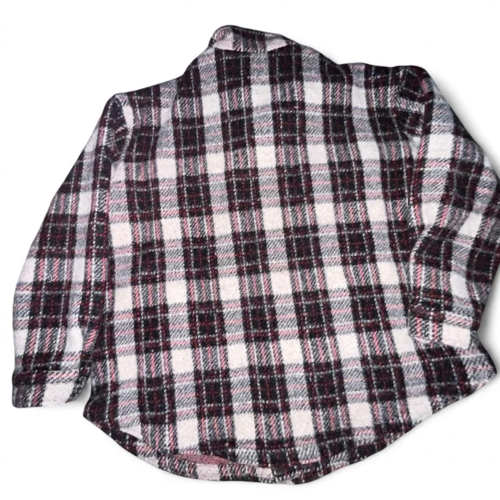 Natural Reflections Red and Black Plaid Jacket - Picture 5 of 5